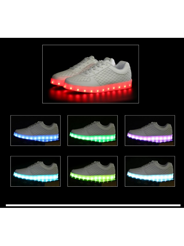 8 Colors LED Men and Women chargeable Light up shoes